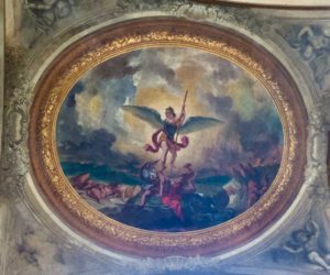 Gemälde von Delacroix in der Engelskapelle zur Joh. Offb. 12